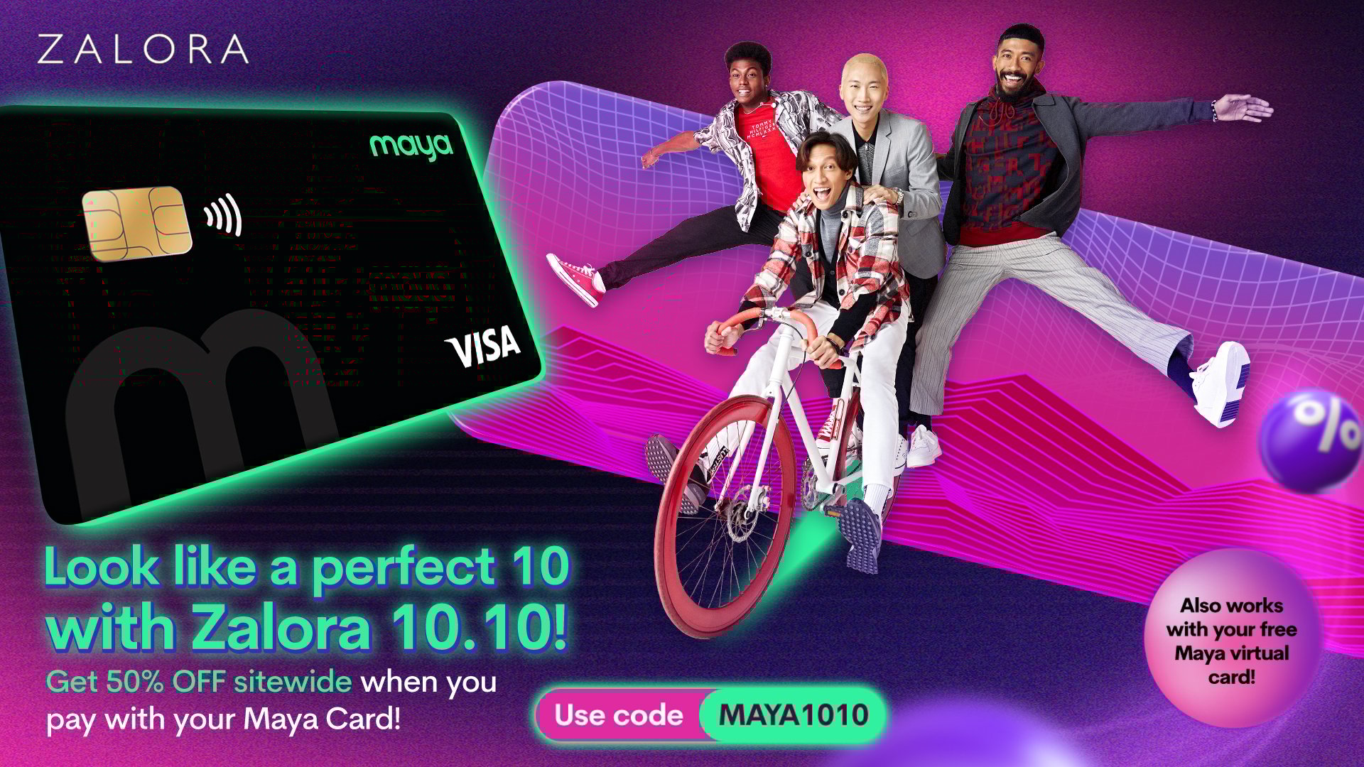 Get 50 Off On Zalora With Your Maya Card